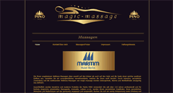 Desktop Screenshot of magic-massage.net