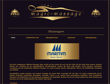 Tablet Screenshot of magic-massage.net
